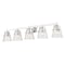 Z-Lite Analia Vanity, 5-Light, 45.75 In.W x 7.5 In.L x 9.25 In.H, Chrome/Clear Ribbed 1101-5V-CH - alternate 8